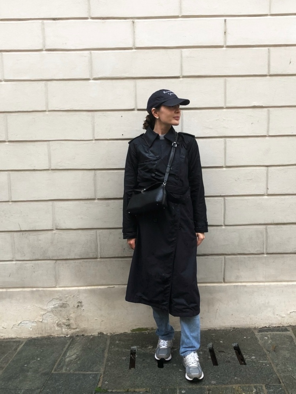 Nili Lotan Tanner Trench Coat- Dark Navy - Picture 11 of 11